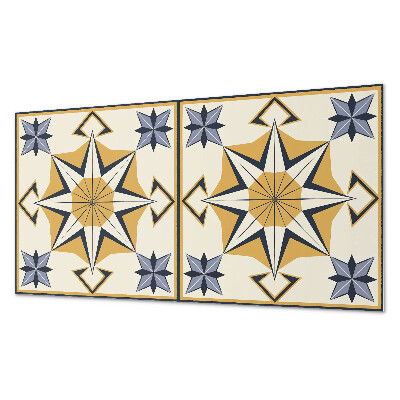 Wandpaneel pvc Kompaspatroon met sterren