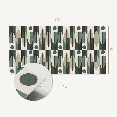 Zelfklevend wandpaneel Modern geometrisch motief