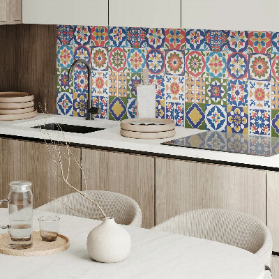 Wandpaneel pvc Mozaïekvierkanten in aantrekkelijke arrangementen