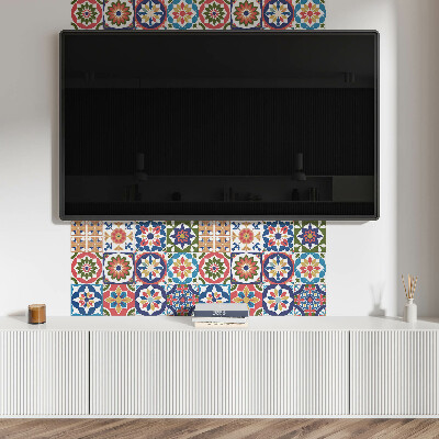 Wandpaneel pvc Mozaïekvierkanten in aantrekkelijke arrangementen