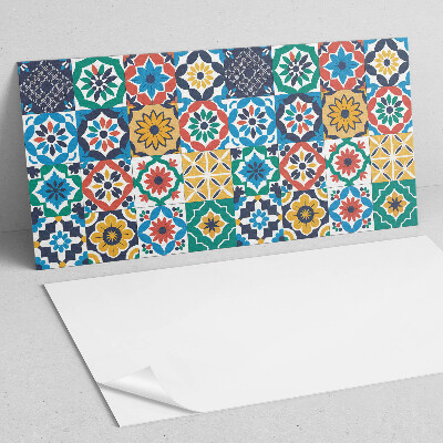 Zelfklevend wandpaneel Mozaïekpatronen in een harmonieuze opstelling