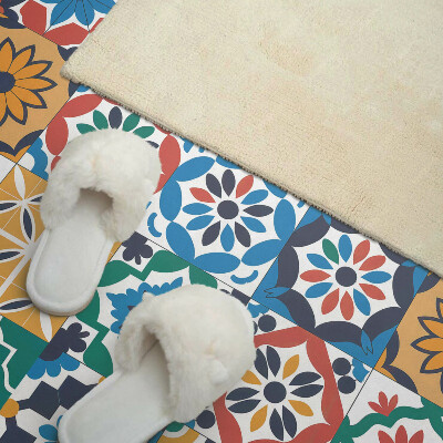 Zelfklevend wandpaneel Mozaïekpatronen in een harmonieuze opstelling