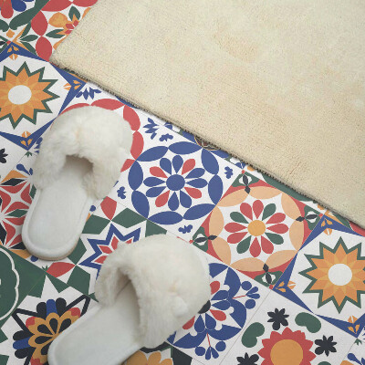 Vinyl wandpaneel Mozaïekarrangementen in rijen