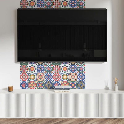 Vinyl wandpaneel Mozaïekarrangementen in rijen