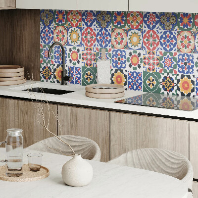 Vinyl wandpaneel Mozaïekarrangementen in rijen