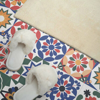 Vinyl wandpaneel Mozaïekarrangementen in rijen