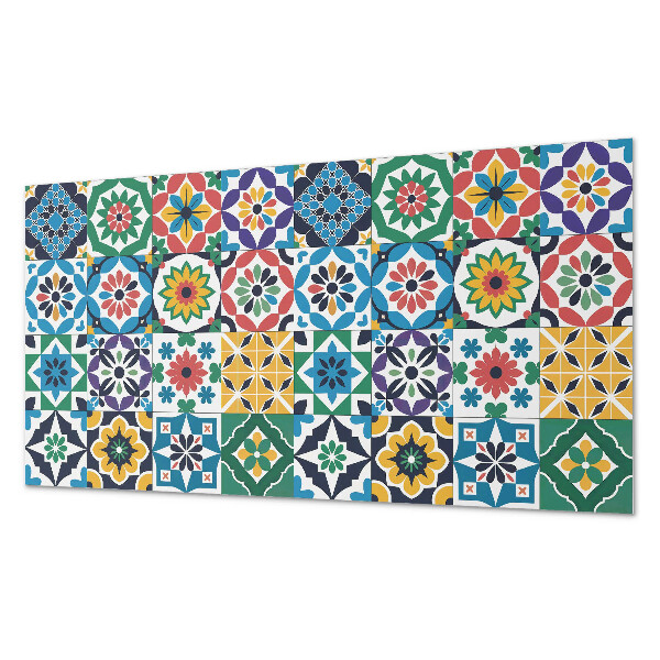 Wandpaneel pvc Mozaïekroosters in grafische stijl