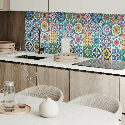 Wandpaneel pvc Mozaïekroosters in grafische stijl