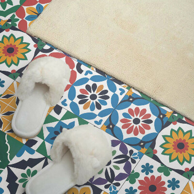 Wandpaneel pvc Mozaïekroosters in grafische stijl