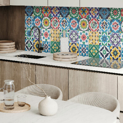 Wandpaneel pvc Mozaïekroosters in grafische stijl