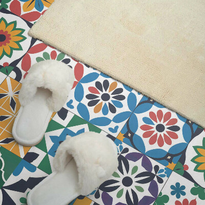 Wandpaneel pvc Mozaïekroosters in grafische stijl