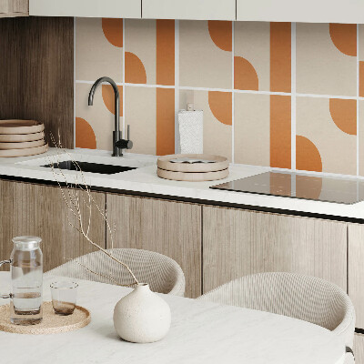 Zelfklevend wandpaneel Abstracte geometrische vormen