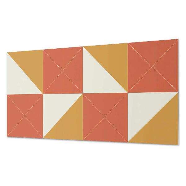 Wandpaneel pvc Warme geometrische patronen