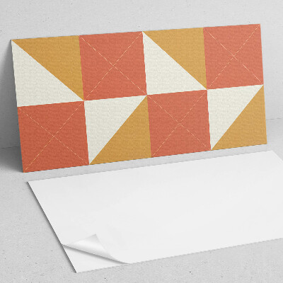 Wandpaneel pvc Warme geometrische patronen