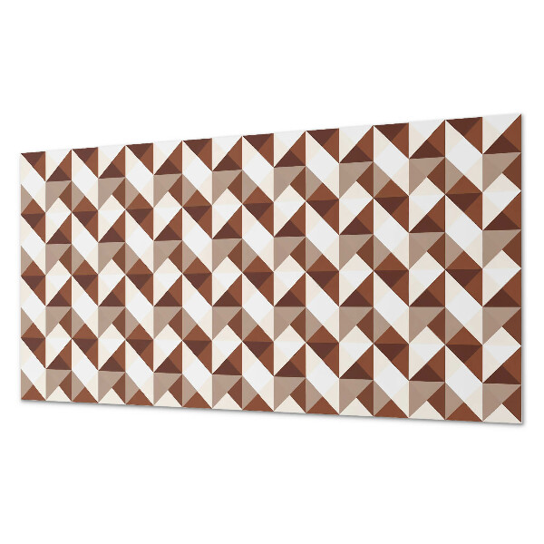 Wandpaneel pvc Driehoekige geometrie in een moderne stijl