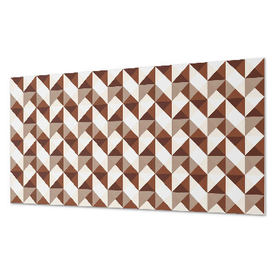 Wandpaneel pvc Driehoekige geometrie in een moderne stijl