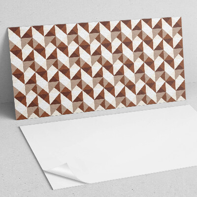 Wandpaneel pvc Driehoekige geometrie in een moderne stijl