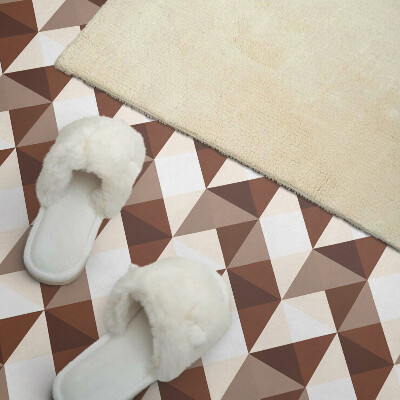 Wandpaneel pvc Driehoekige geometrie in een moderne stijl