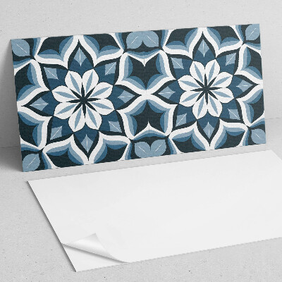 Wandpaneel pvc Bloemenharmonie in symmetrie