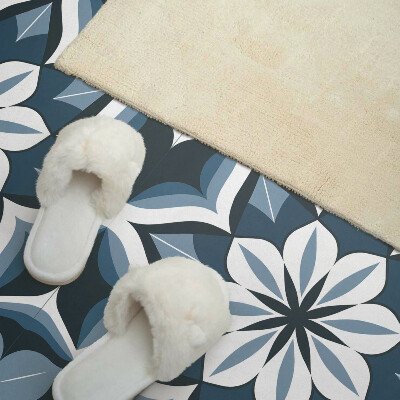 Wandpaneel pvc Bloemenharmonie in symmetrie