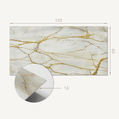 Zelfklevend wandpaneel Marmerpatroon met subtiele adering