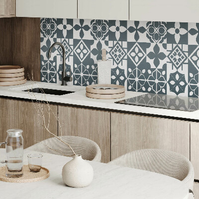 Vinyl wandpaneel Geometrische motieven in tegels