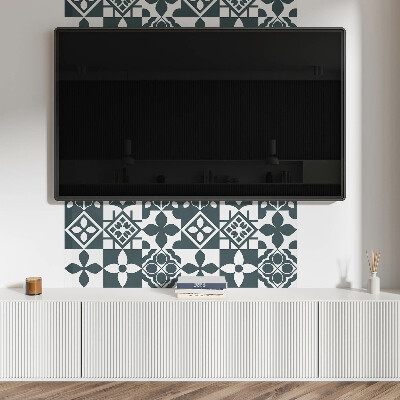 Vinyl wandpaneel Geometrische motieven in tegels