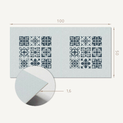 Wandpaneel pvc Geometrische vormen in rechthoeken