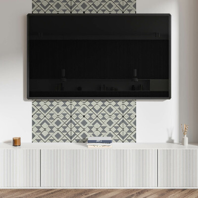 Wandpaneel pvc Geometrisch ruitpatroon