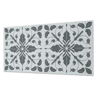 Wandpaneel pvc Een plantenpatroon in harmonieuze symmetrie