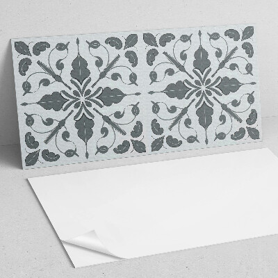 Wandpaneel pvc Een plantenpatroon in harmonieuze symmetrie