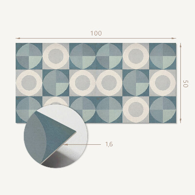 Vinyl wandpaneel Vormen en cirkels in harmonie