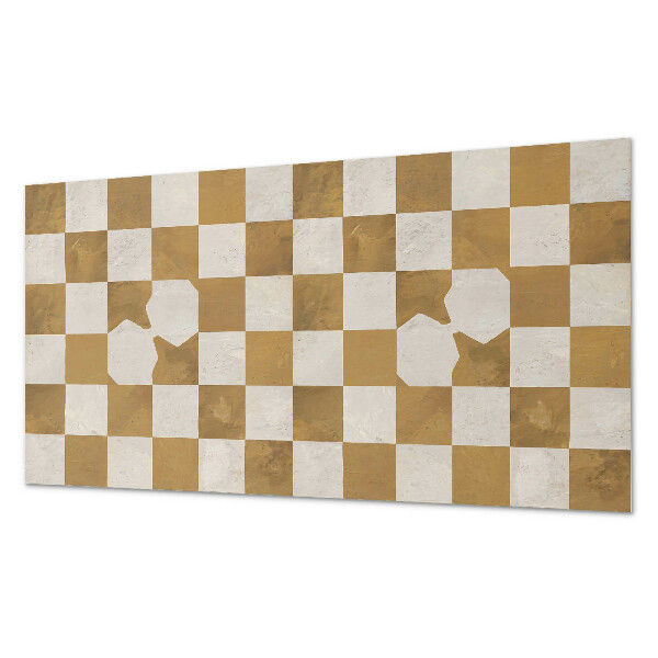 Wandpaneel pvc Modern grafisch dambord