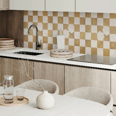 Wandpaneel pvc Modern grafisch dambord