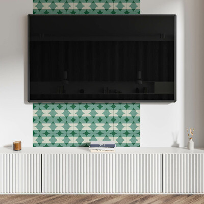 Zelfklevend wandpaneel Golven van geometrische vormen