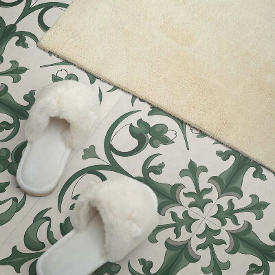 Vinyl wandpaneel Plantenmotief met bloemendetails