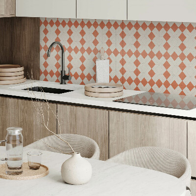 Zelfklevend wandpaneel Ruitvormig geometrisch raster