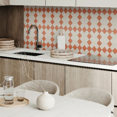 Zelfklevend wandpaneel Ruitvormig geometrisch raster