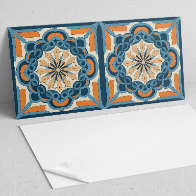 Wandpaneel pvc Bloemenmandala in harmonieuze cirkels