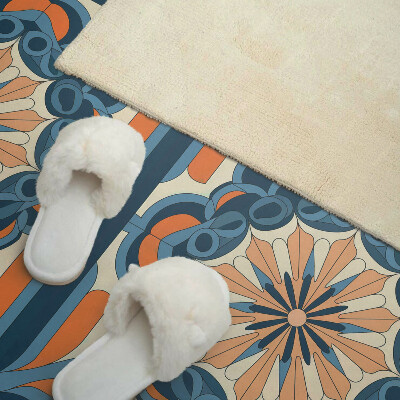 Wandpaneel pvc Bloemenmandala in harmonieuze cirkels