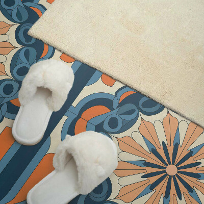 Wandpaneel pvc Bloemenmandala in harmonieuze cirkels