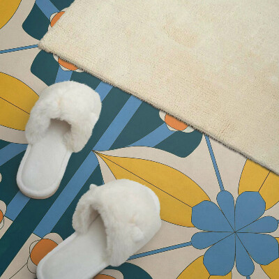 Zelfklevend wandpaneel Bloemengeometrie