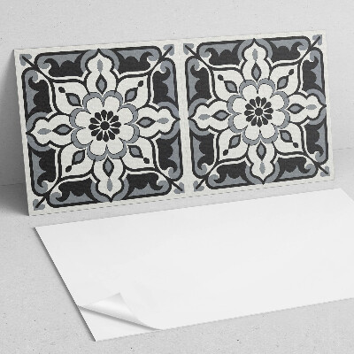 Vinyl wandpaneel Bloemen ornamenteel ontwerp