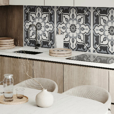 Vinyl wandpaneel Bloemen ornamenteel ontwerp