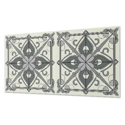 Wandpaneel pvc Bloemenpatroon in harmonieuze symmetrie