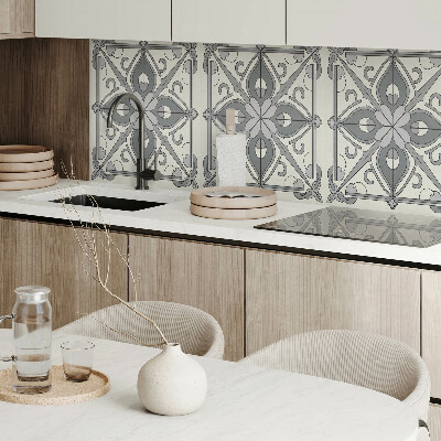 Wandpaneel pvc Bloemenpatroon in harmonieuze symmetrie