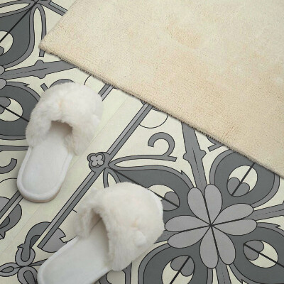 Wandpaneel pvc Bloemenpatroon in harmonieuze symmetrie