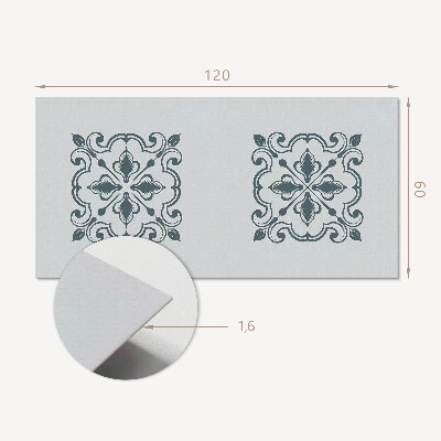 Vinyl wandpaneel Planten sierpatroon