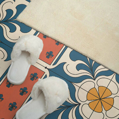 Wandpaneel pvc Bloemmotief in volksstijl