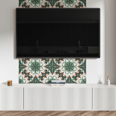 Zelfklevend wandpaneel Elegant plantenmotief